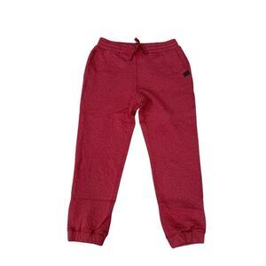 Lahgo Mens Lunya Heather red Drawstring Restore Double Faced Jogger Pants M New